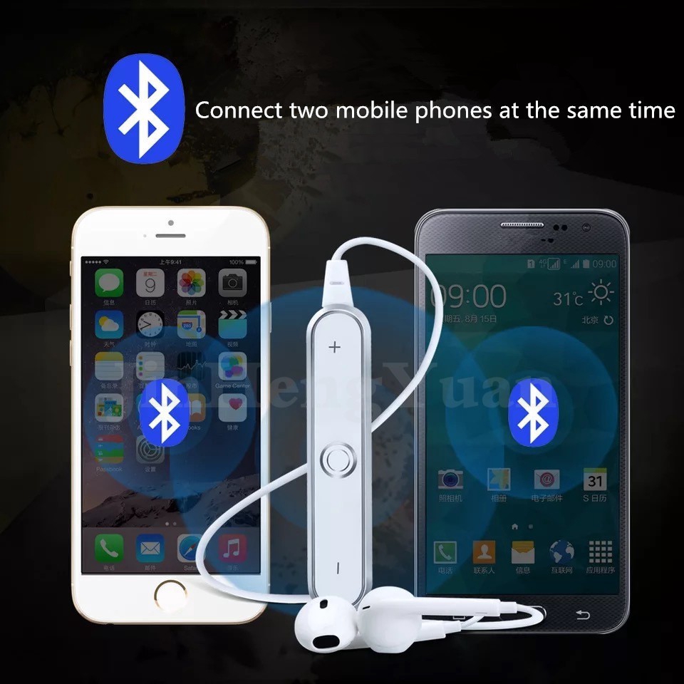 Tai nghe bluetooth không dây phong cách thể thao cho điện thoại thông minh/Iphone