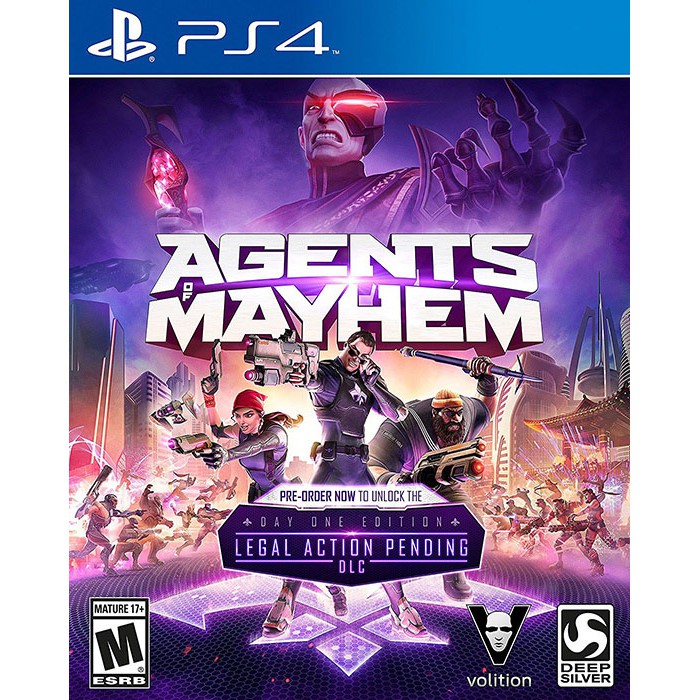 Đĩa game PS4: Agents of Mayhem