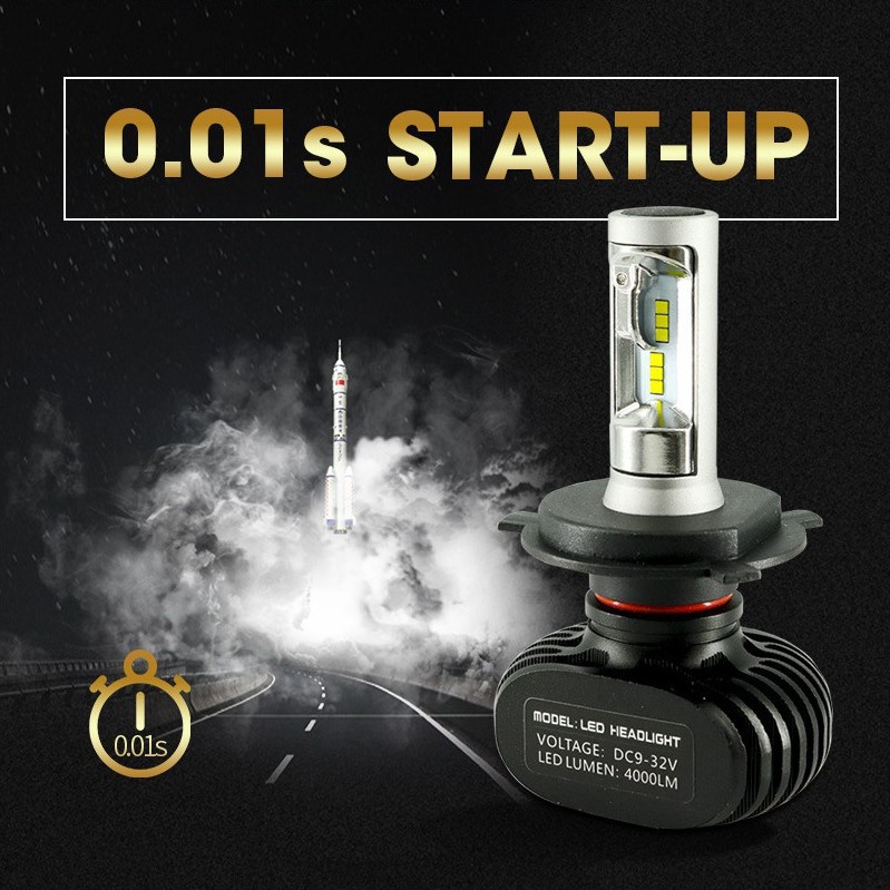 Cặp đèn pha LED H4 H11 H8 H3 H7H1 chống sương mù cho xe hơi