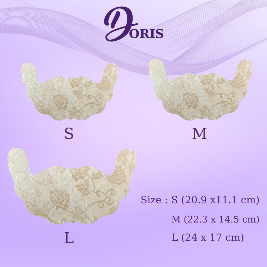 Miếng Dán Ngực Chữ U Phối Ren Nâng Ngực Tiện Lợi DORIS 777