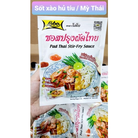 [Lobo Thái] Gia vị Pad Thái gói 120gr (hủ tíu xào/mì xào Thái)  Hàng nhập khẩu chính