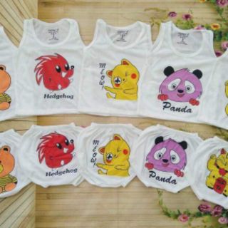(Tặng Quần Đùi) SET 5 BỘ CHÍP BÉ TRAI, BÉ GÁI
