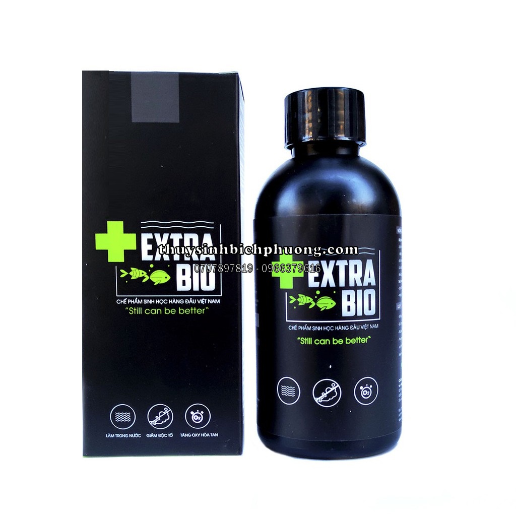 EXTRABIO 250ML - VI SINH ỔN ĐỊNH CHO HỒ CÁ THUỶ SINH