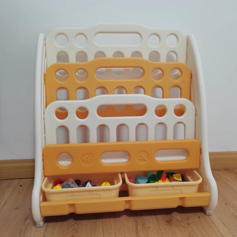 Giá sách, giá đựng đồ chơi hình cầu vồng