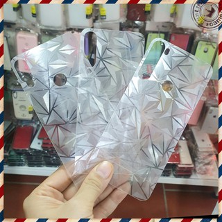 Dán lưng mặt sau xiaomi mi 9 se/ redmi note 7/ redmi note 8 vân 3d kim cương bảo vệ mặt sau máy chống trầy xước