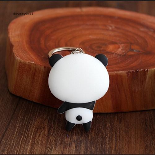 Móc khóa mặt gấu trúc hoạt hình đáng yêu