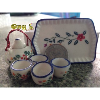 Bộ trà sứ mini 6 món