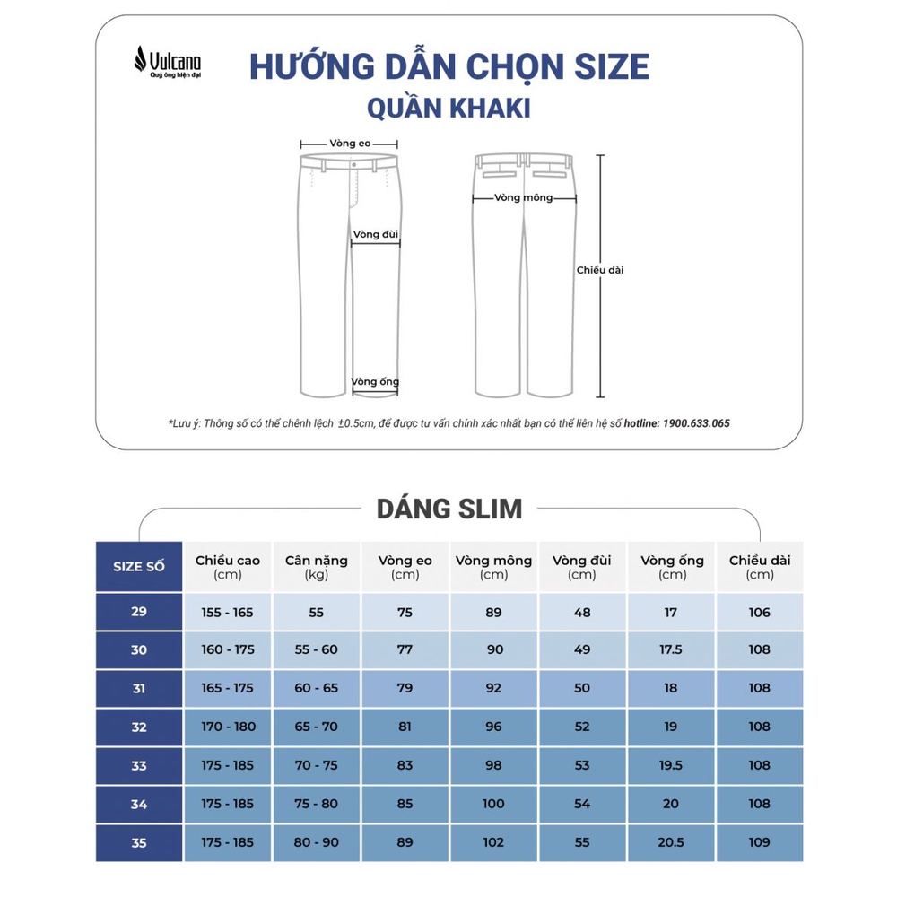 Quần Kaki Nam Dáng Slim Trẻ Trung 1003 Chất Liệu Cao Cấp Màu Đen Trơn - Vulcano