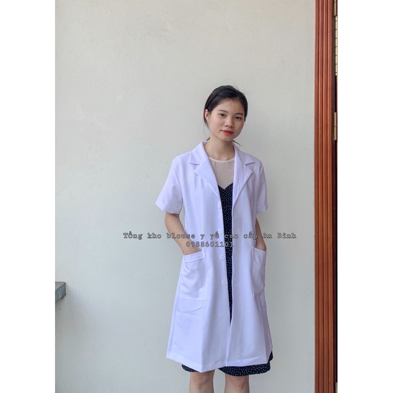 Áo choàng blouse trắng bác sĩ, blu bác sĩ nam, nữ | BigBuy360 - bigbuy360.vn