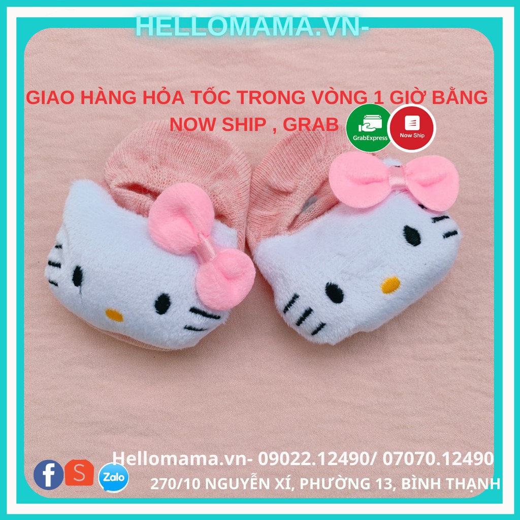 Tất/Vớ dạng giày siêu xinh cho bé từ 0-9 tháng, có đủ màu cho khách lựa