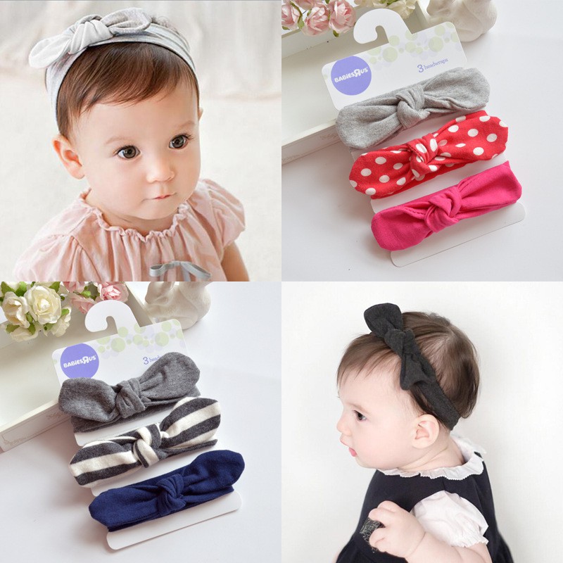 Set 3 băng đô dễ thương cho bé gái