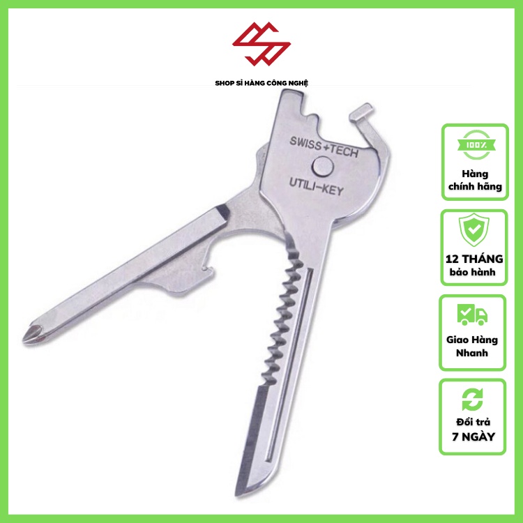 Móc khóa đa năng Swiss Tech 6in1