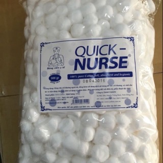 Bông gòn viên Quick Nurse gói 500gram