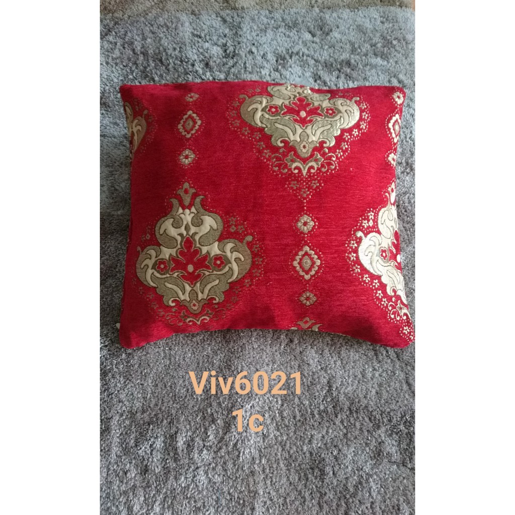Vỏ gối vuông 45x45 vải thô hoa HĐ KP