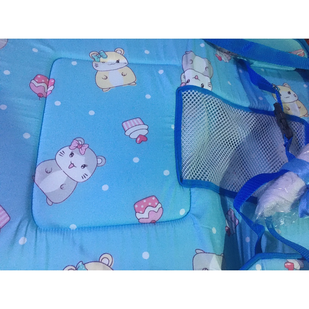 Áo,tấm lót,nệm vải cotton thay cho xe,ghế nhún ăn bột cho bé kèm mùn chụp-xe 2 nhún