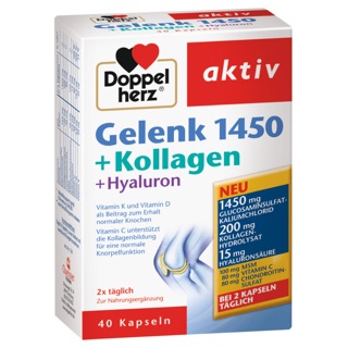 [CAM KẾT HÀNG CHÍNH HÃNG TỪ ĐỨC] 🇩🇪 Viên uống Xương khớp Gelenk 1450 kết hợp Kollagen & Hyaluron Doppel Herz