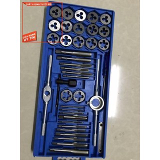 Dụng cụ taro ren gồm 40 chi tiết cả hộp