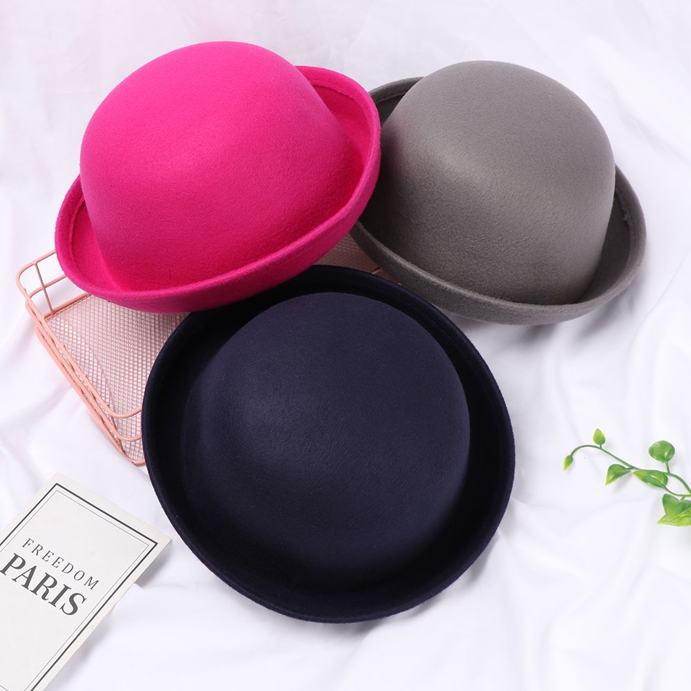 Mũ beret vải len phong cách vintage thời trang thanh lịch cho nữ