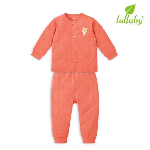 LULLABY Bộ tay dài có bo NH25-19 cho bé