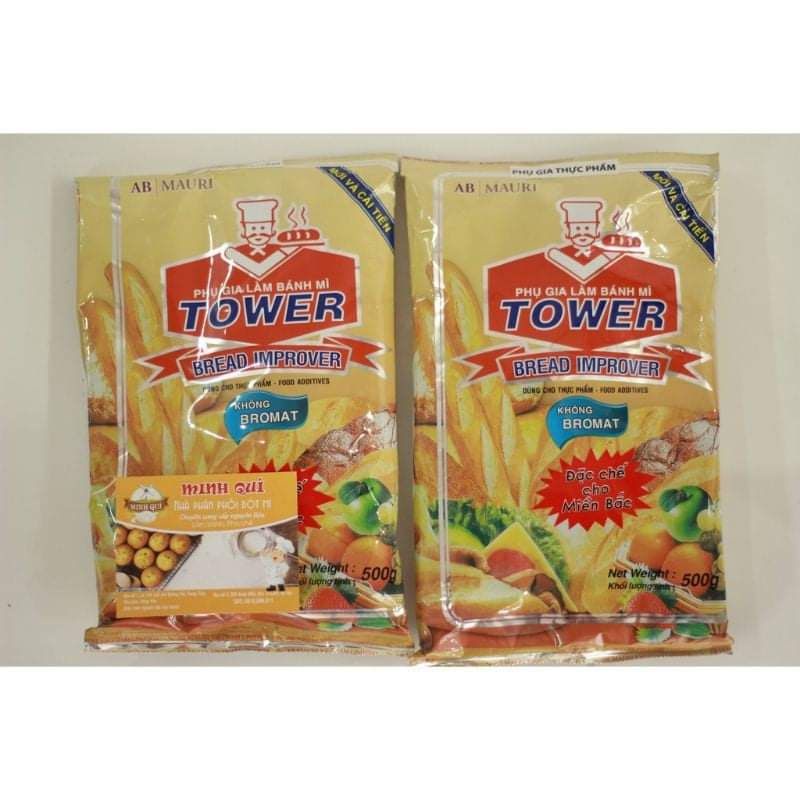 Phụ gia bánh mì Tower gói 500g