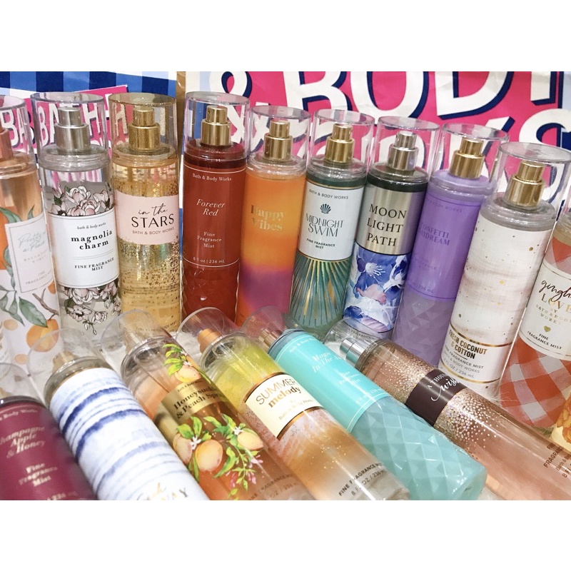 Sản phẩm xịt thơm lưu hương toàn thân Bath and Body works 236ml