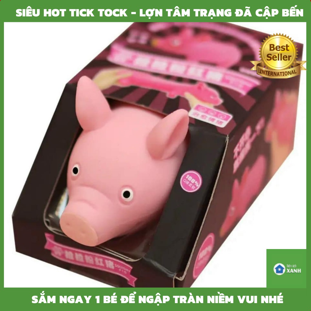 FREESHIP  Heo bóp mềm silicon-  Lợn tâm trạng silicone đàn hồi ngộ nghĩnh ,xả stress hay vui cười