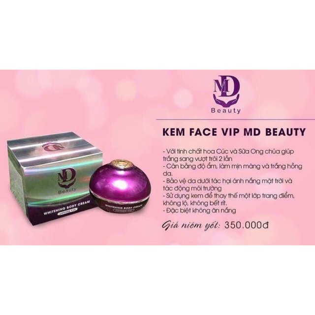 KEM FACE VIP MD BEAUTY 30GR