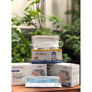 Khẩu trang Danameco vô trùng đóng 1 cái 1 bao, siêu lọc khuẩn, mềm mại