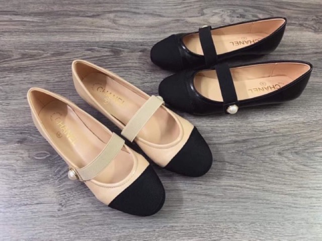 Mã 18- Giày bệt pha màu cài khuy ngọc | BigBuy360 - bigbuy360.vn