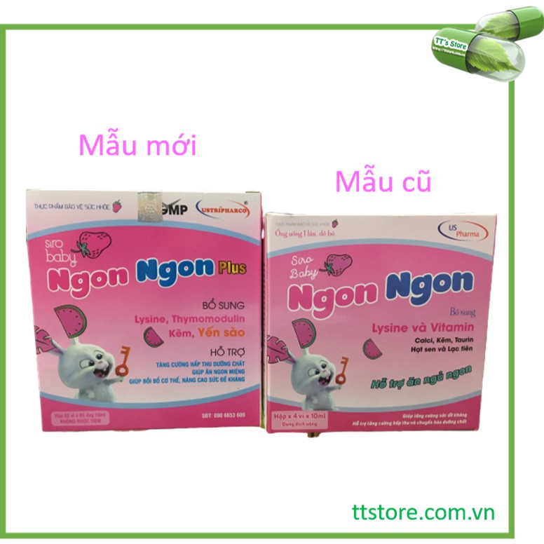 Siro baby Ngon Ngon Plus (Hộp 10 ống) - Ăn ngon