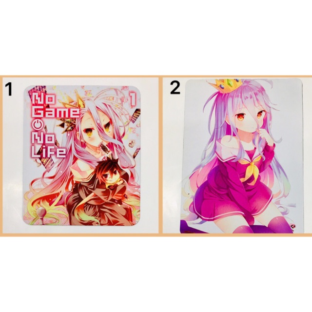 Bàn di chuột nogame Nolife lót chuột anime nogamenolife dẻo 30x40cm