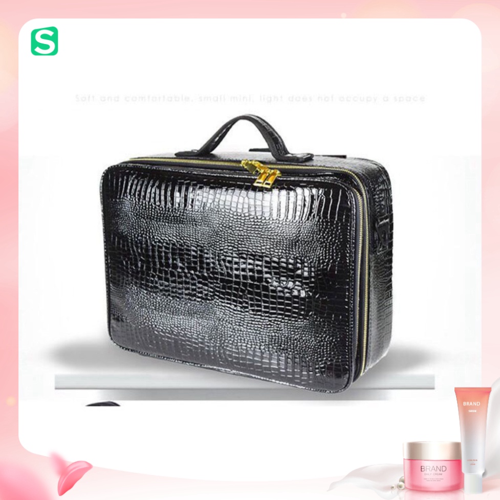 Cốp da đựng đồ makeup