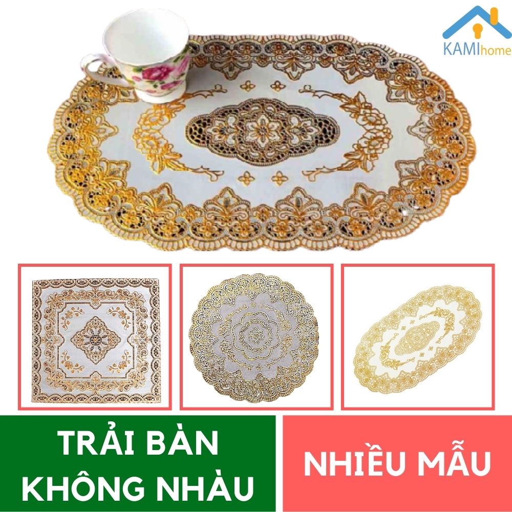 Khăn trải bàn chống nhàu chống bẩn hình Chữ nhật ❤Chọn thêm mẫu khác❤ mã 20063