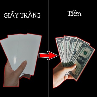 Dụng cụ ảo thuật biến đổi xấp tiền - ảo thuật tiền