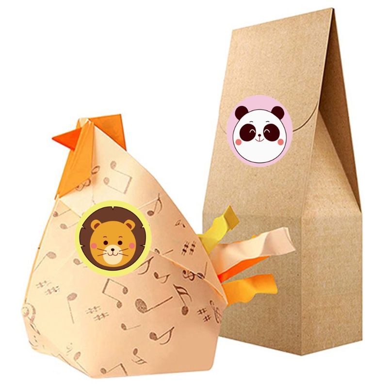 Bộ 500 miếng dán hình động vật trong sở thú cho bé