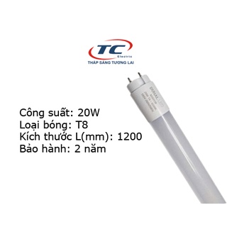 Bóng tuýp led thay thế 1m2 20w duhal