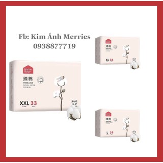 Tã Bỉm HomeBaby Nội Địa Trung dán/quần size M42/L39/XL36/XXL33/XXXL30