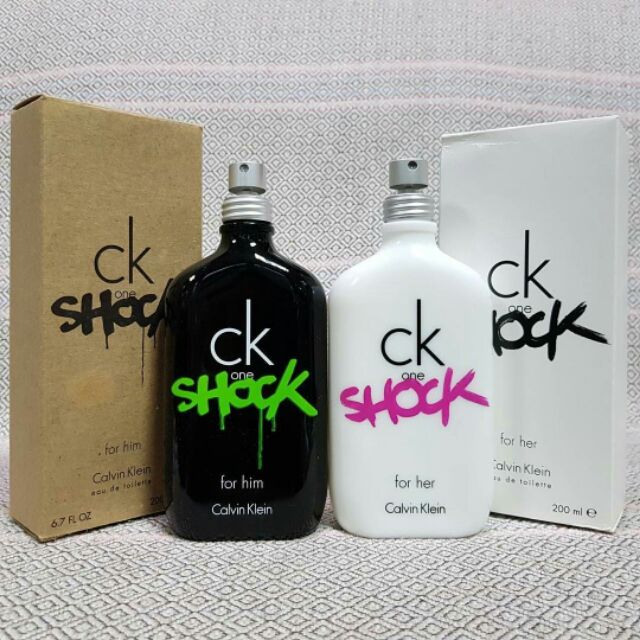 Nước hoa Calvin Klein One Shock For Him và For Her Tester-Fullseal 100ml 200ml