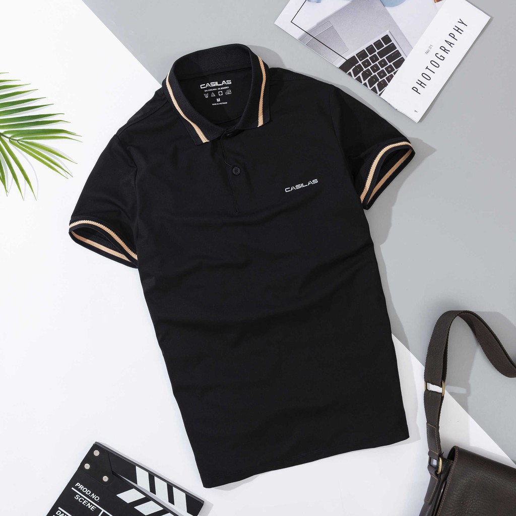 Áo polo nam cao cấp cổ dệt, vải coolmax mềm mịn và cực thấm hút mồ hôi, form công sở P2109 | BigBuy360 - bigbuy360.vn