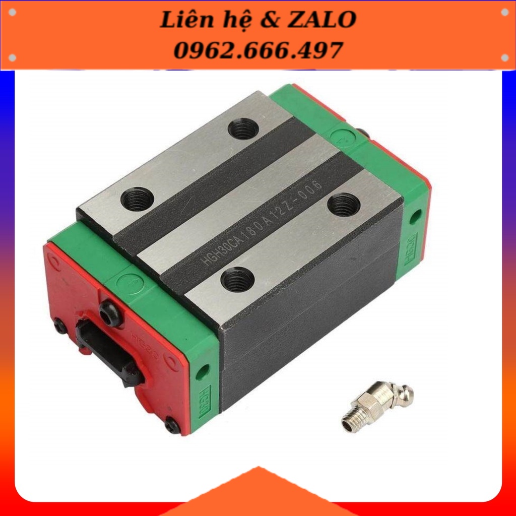 [Phụ Kiện CNC] Block Con Trượt Bi Trượt Vuông Tiêu Chuẩn Hiwin HGH HGH30CA | HGH30
