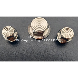 Ốc salaya inox 304 cnc bộ 3 con chản ba ghi đông sonic