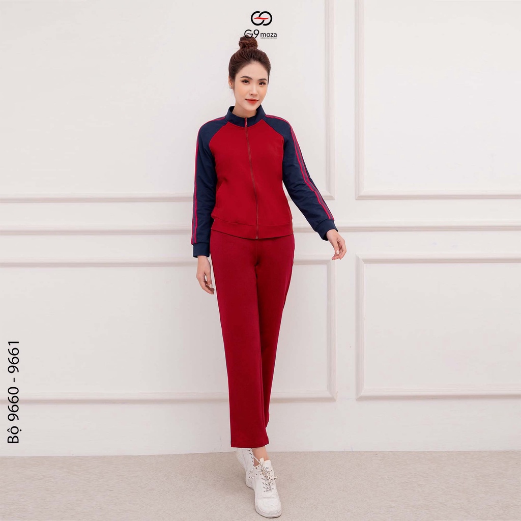 Bộ cotton G9moza dài tay 9660 - 9661
