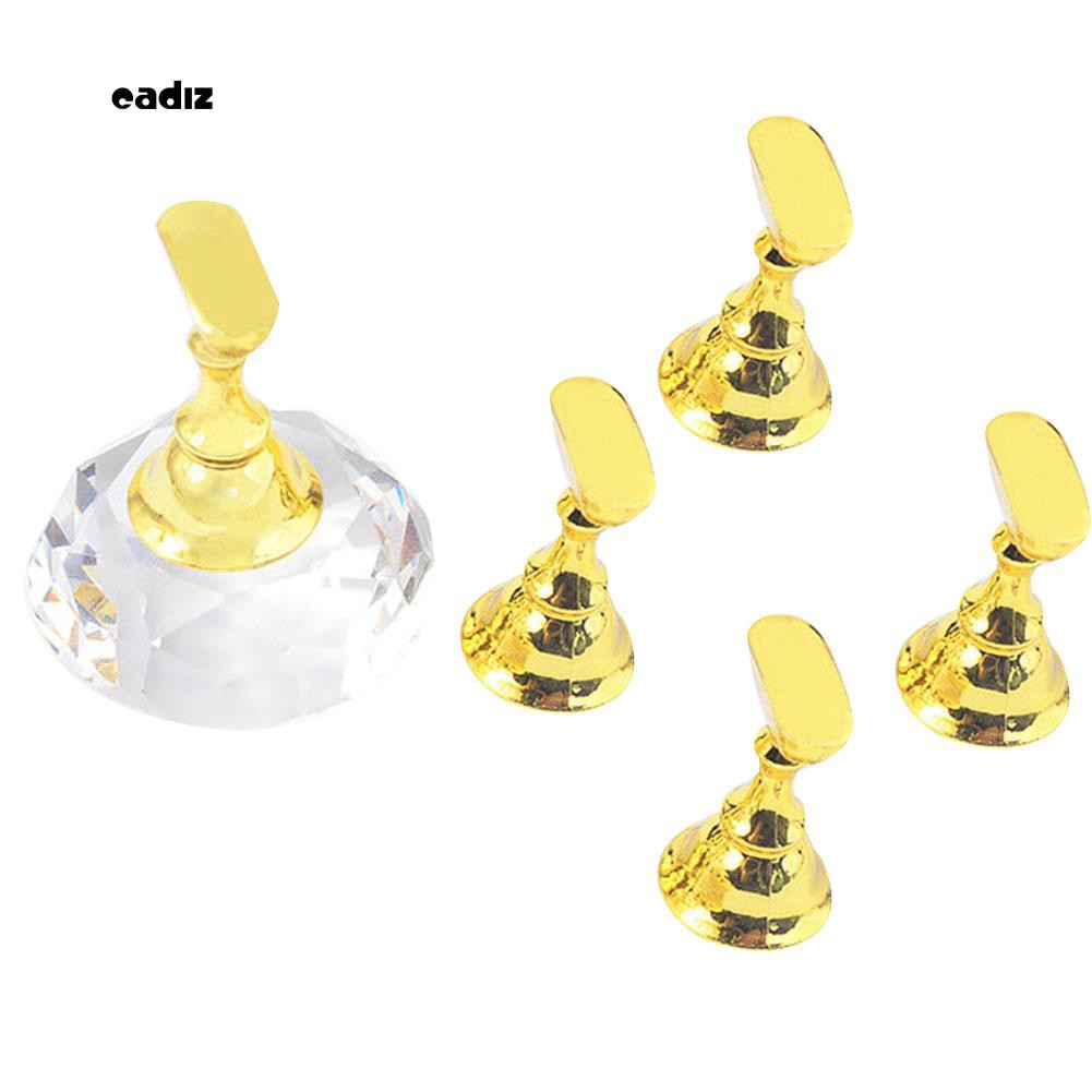 [Hàng mới về] Bộ 5 giá giữ trưng bày móng tay nghệ thuật nam châm tiện lợi