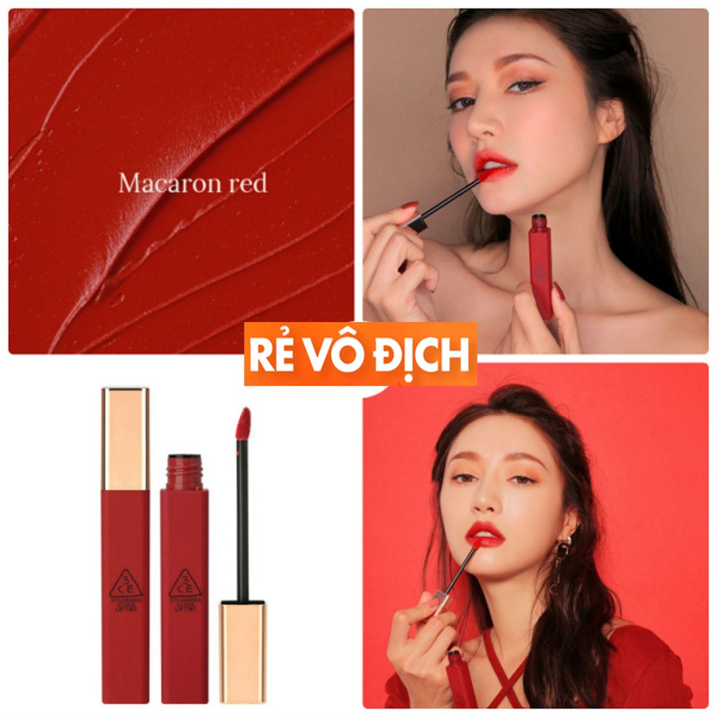 Son Kem Lì 3CE Cloud Lip Tint Nắp Vuông 💋 Needful 💋 Peach tease 💋 Macaron red | BigBuy360 - bigbuy360.vn
