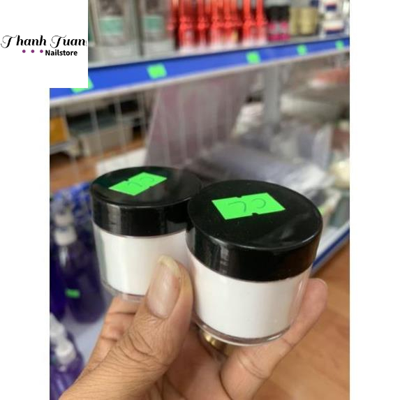 Bột nail đắp móng clear, trắng, hồng hũ 100g  - Phụ kiện đồ nail