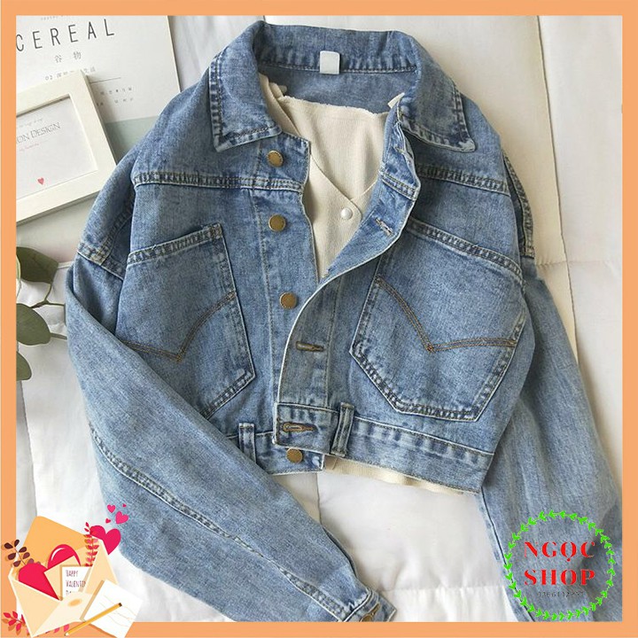 Áo Khoác Nữ Jeans Xuất Hàng Độc Lạ Chất Bò Đẹp Mềm