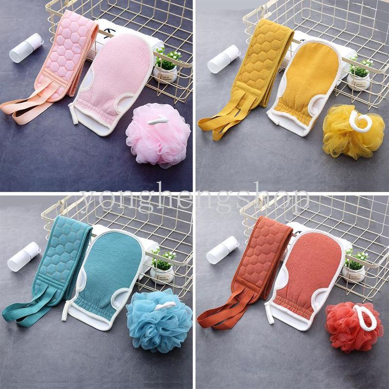 Set 3 bông tắm chà lưng tẩy tế bào chết tiện dụng