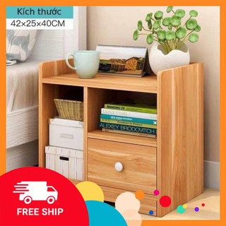 Kệ Sách Gỗ Để Bàn Lắp Ghép Đa Năng
