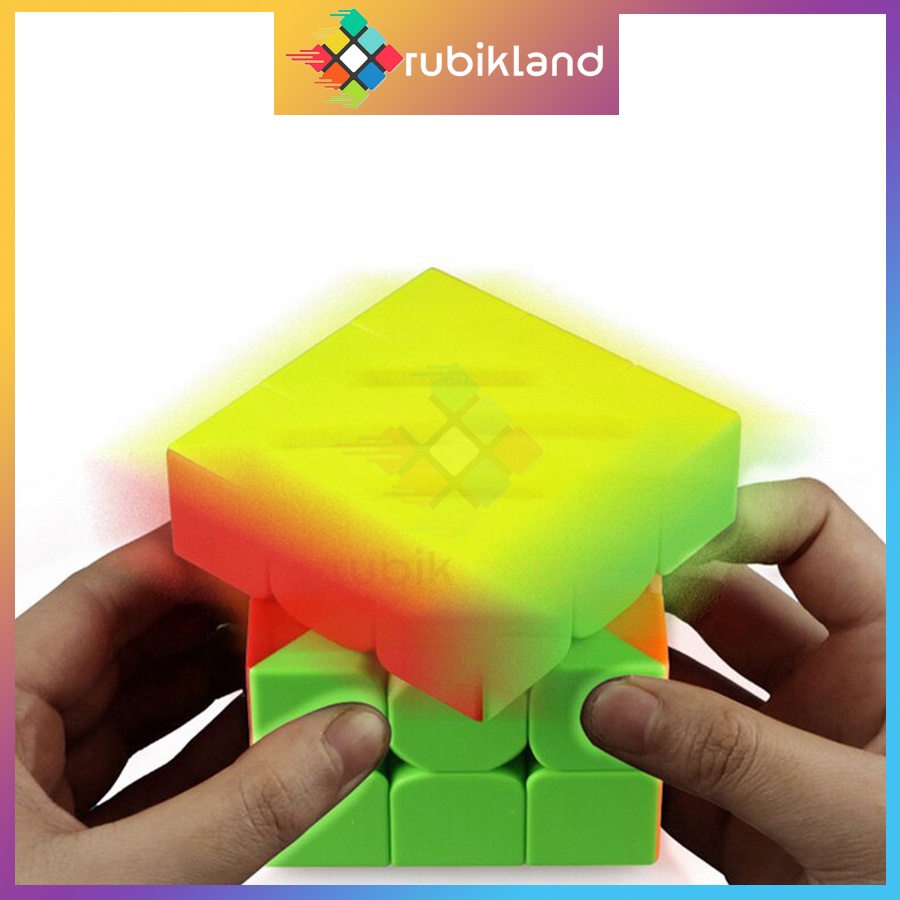 Rubik 3x3 Khổng Lồ 9cm Rubic QiYi QiMeng Plus 90mm 3 Tầng Đồ Chơi Trí Tuệ