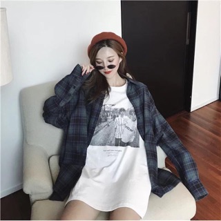 Áo flannel kẻ caro